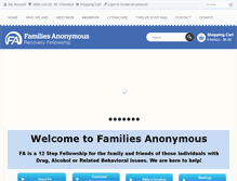 Tablet Screenshot of familiesanonymous.org